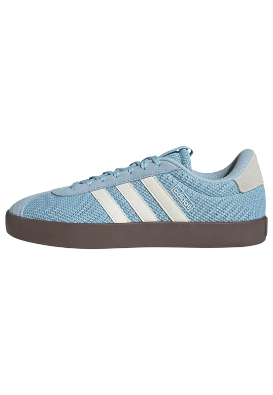 adidas Men's VL Court 3.0 Shoes, Icey Blue/Off White/GUM5, 12 UK