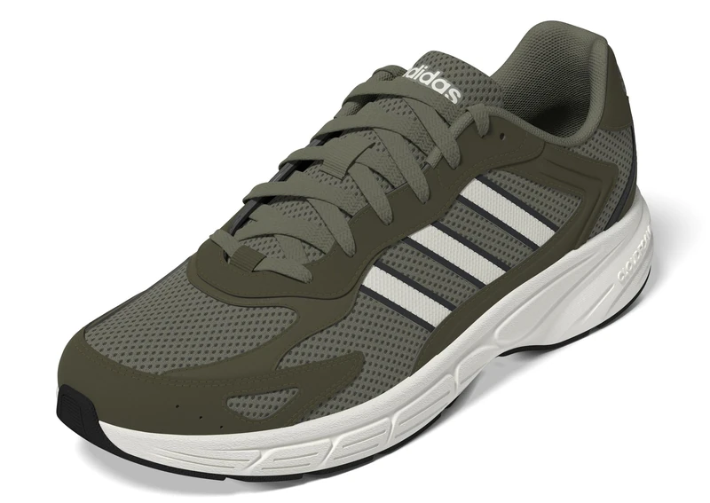 adidas Men's Eclyptix 2000 Shoes, Silver Pebble/core White/Olive strata, 10 UK