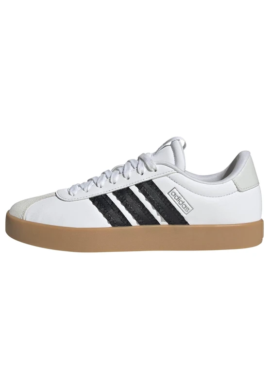 adidas Women's VL Court 3.0 Shoes, FTWR White/core Black/Orbit Grey, 6 UK
