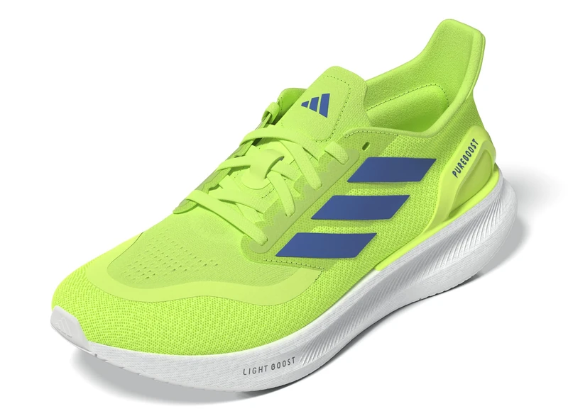 adidas Women's Pureboost 5, hi-res Yellow/ray Blue/FTWR White, 5 UK