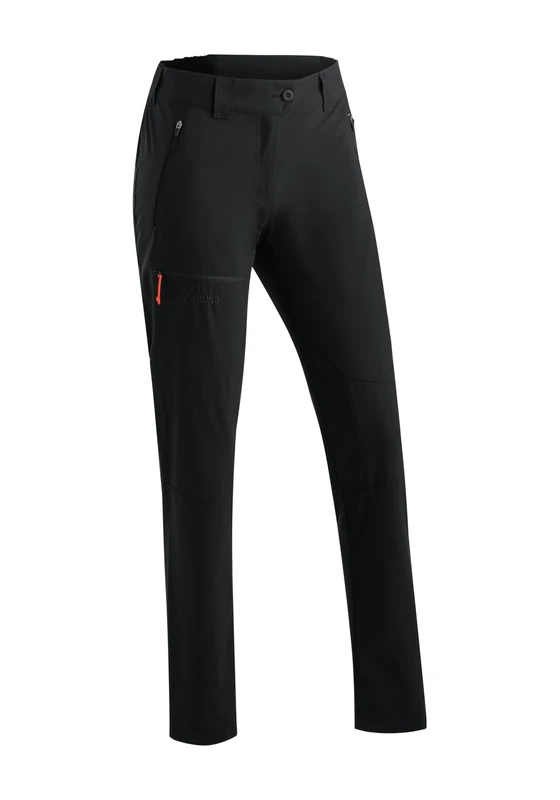 Maier Sports Lulaka Loop, Women's Hiking Trousers, Water-Repellent Outdoor Trousers for Trekking and Hiking, PFC-Free, mSTRETCH Pro 2 and Dryprotec Black