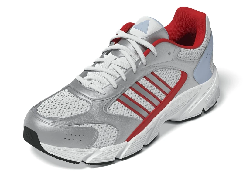 adidas Women's CRAZYCHAOS 2000 Shoes, FTWR White/Silver met./Better Scarlet, 9 UK