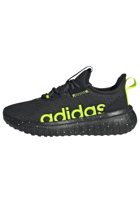 adidas Unisex Kids KAPTIR 4.0 Shoes Kids, core Black/Lucid Lemon/core Black, 4 UK