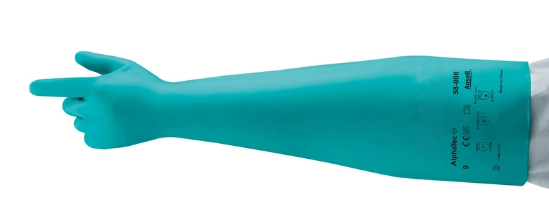 Ansell AlphaTec 58-008 Safety Work Gloves Mechanical Protection, Size 9 (L), (10 Pairs)