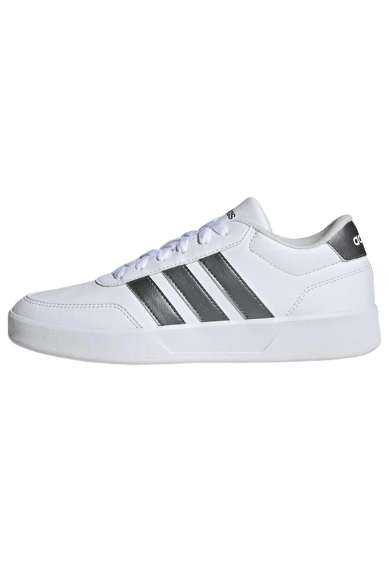 adidas Women's BREAKNET 3.0 Shoes, FTWR White/Iron met./FTWR White, 9 UK - Image 1