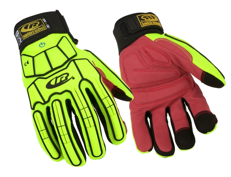 Ansell Ringers R161 Safety Work Gloves Mechanical Protection, Size 13 (4XL), (5 Pairs)