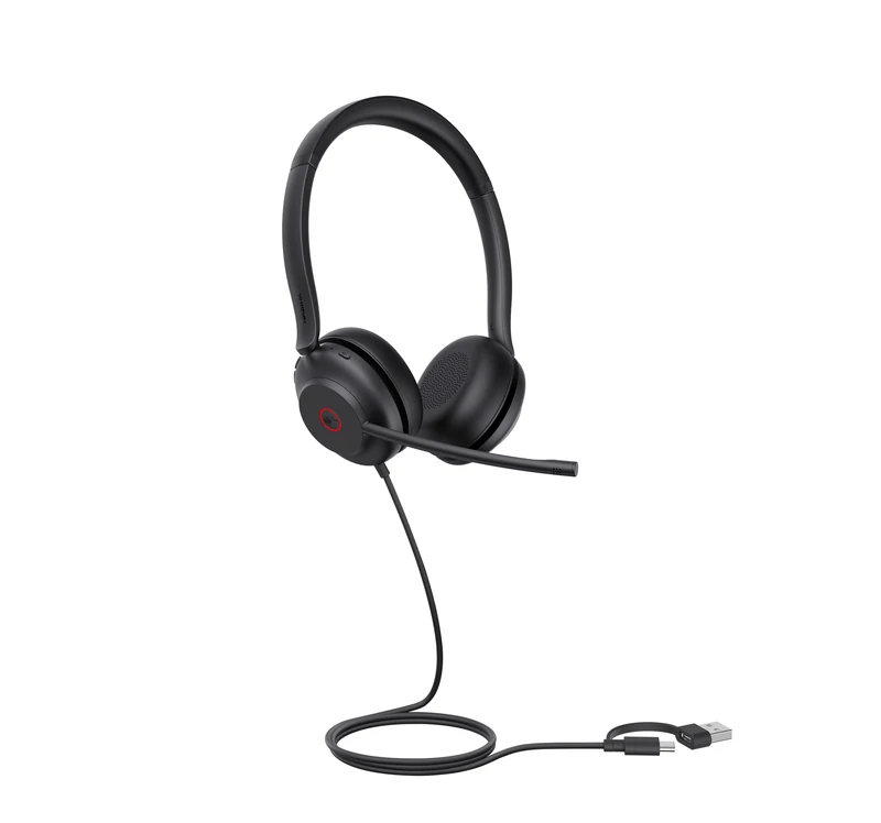 Yealink UH35 Binaural USB-A/C Headset, optimized for Teams
