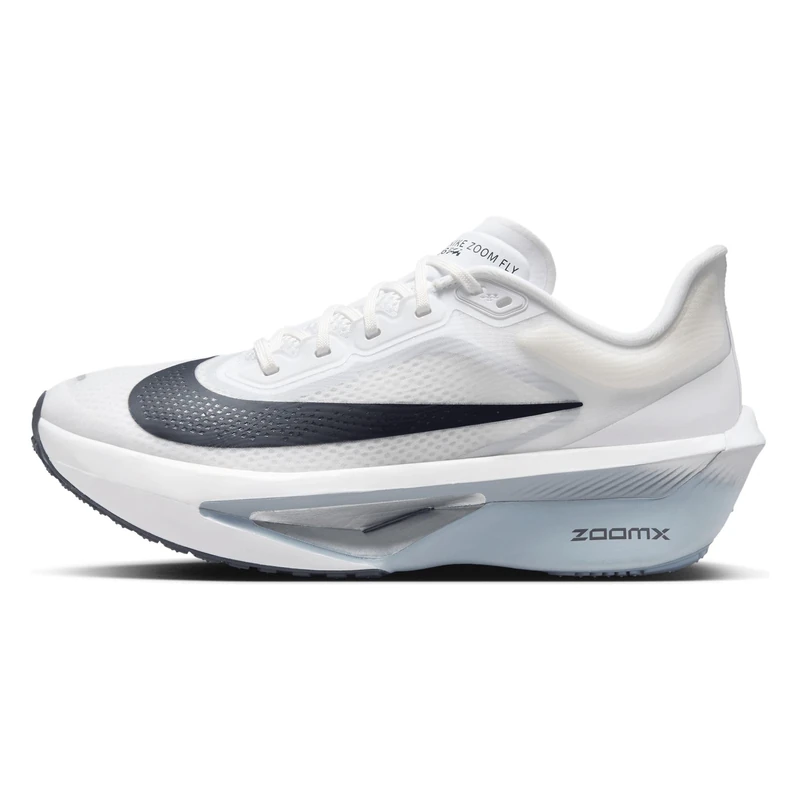 Nike Women's Zoom Fly 6 Sneaker, WHITEGRIDIRON-PUREPLATINUM-OBSIDIANMI, 5.5 UK