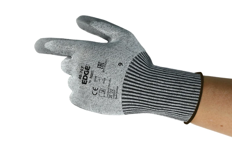 Ansell Edge 48-707 Safety Work Gloves Mechanical Protection, Size 6 (XS), (12 Pairs)
