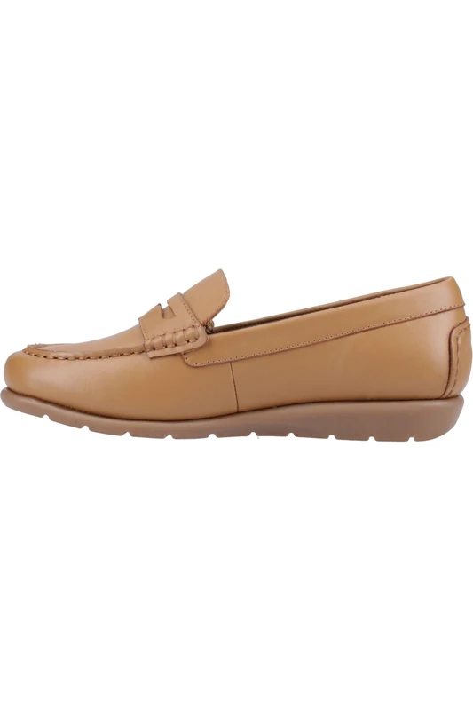 Hush Puppies Female Shelby Loafer, Tan, 5