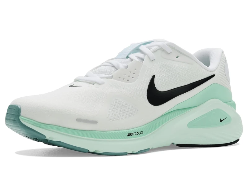 NIKE Structure 26 White/Black-Barely Green-Mint 4.5 UK