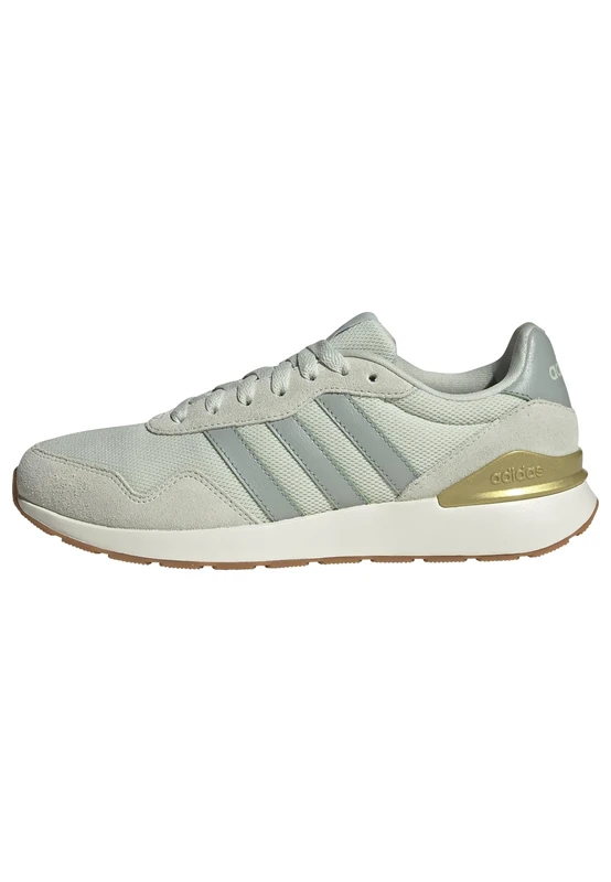 adidas Women's Run 60s 4.0 Shoes, Linen Green/Wonder Sage/Gold met., 4.5 UK