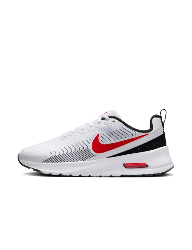 Nike Men's Air Max Nuaxis Shoes, White/University Red/Black/WHI, 9