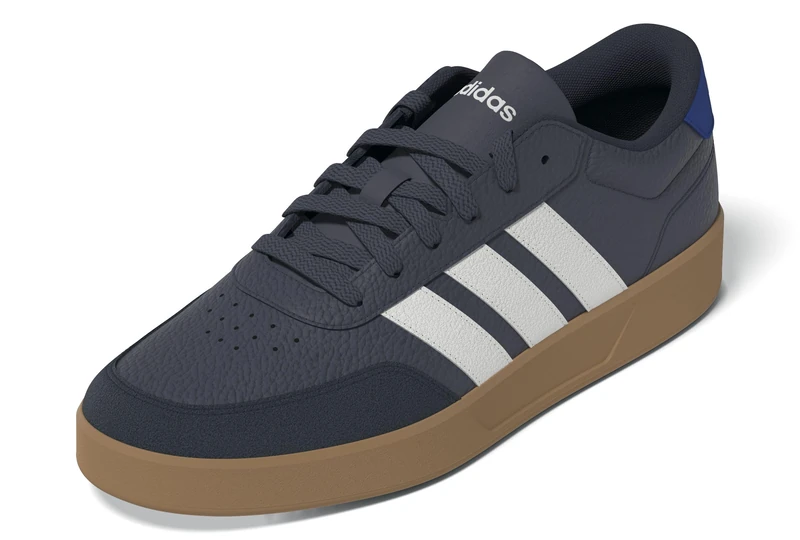 adidas Men's BREAKNET 3.0 Shoes, Shadow Navy/core White/Team Royal Blue, 4 UK