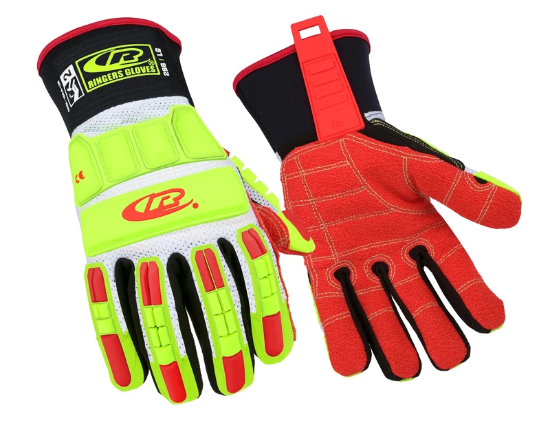 Ansell Ringers R298 Safety Work Gloves Mechanical Protection, Size 12 (3XL), (5 Pairs)