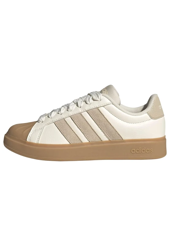 adidas Women's STREETTALK Shoes, Off White/Crystal Linen/Gum 3, 7.5 UK