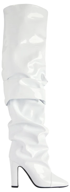 Giuseppe Zanotti The Mary Boot - White Patent Effect - Size 7 - Image 1