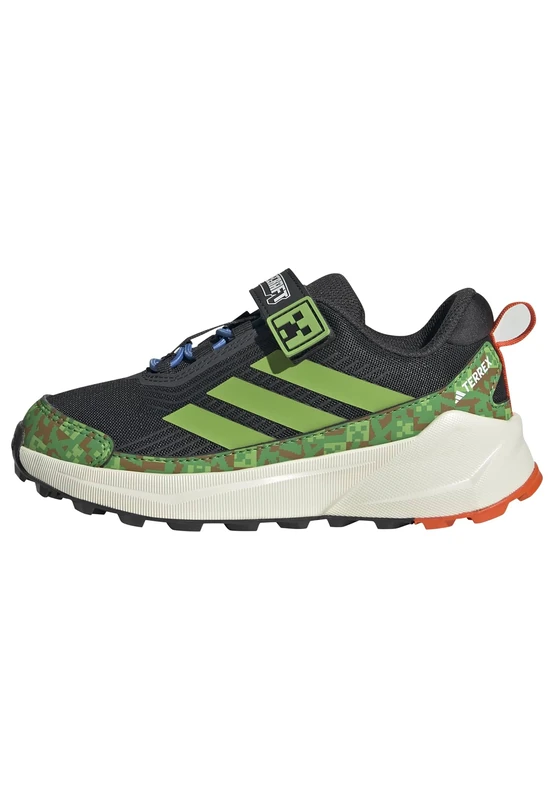 adidas Unisex Kids Minecraft Terrex Trailmaker 2 Hiking Shoes, Carbon/semi Lucid Lime/semi Impact Orange, 12 UK Child - Image 1