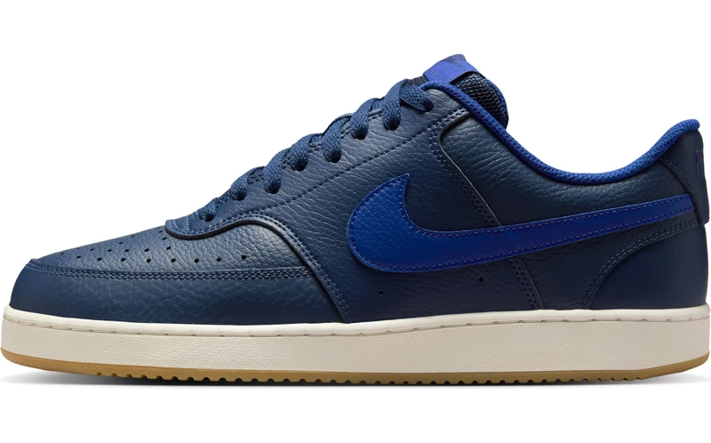 Nike Men's Court Vision Lo Shoes, Midnight Navy/Deep Royal Blue, 12