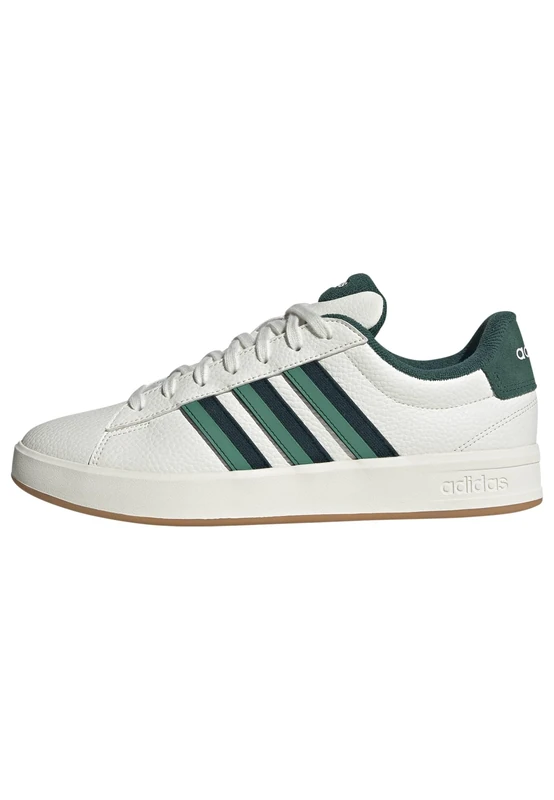 adidas Men's Grand Court 3.0 Shoes, core White/Aurora Ivy/semi Court Green, 7.5 UK