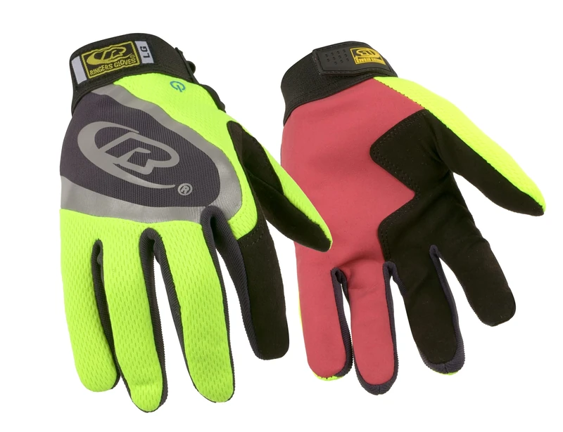 Ansell Ringers R138 Safety Work Gloves Mechanical Protection, Size 11 (2XL), (5 Pairs)