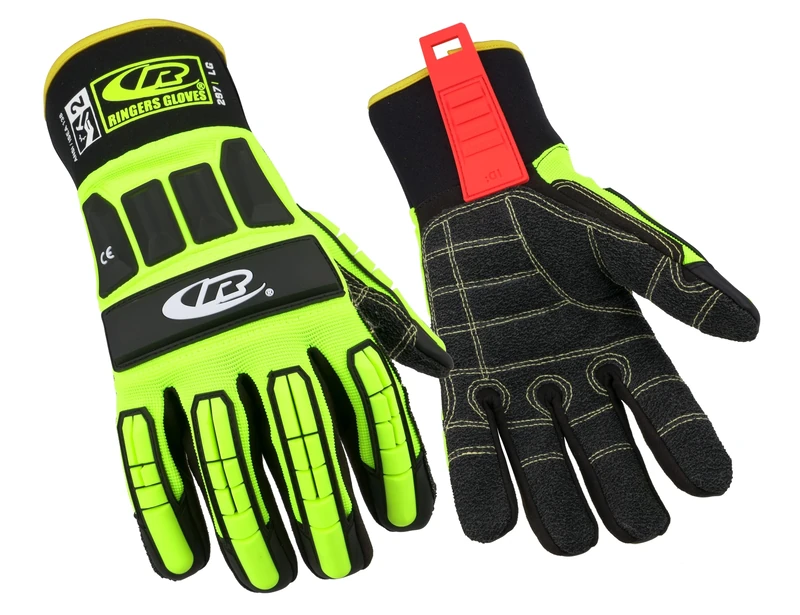Ansell Ringers R297 Safety Work Gloves Mechanical Protection, Size 11 (2XL), (5 Pairs)
