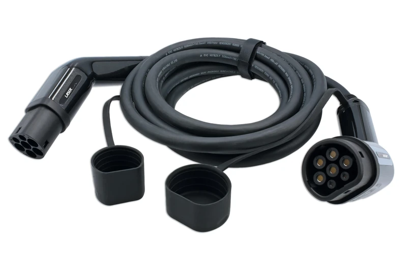 Laser 9106 EV Charging Cable - 32A Three Phase T2 Female-T2 Male 22kW IP65