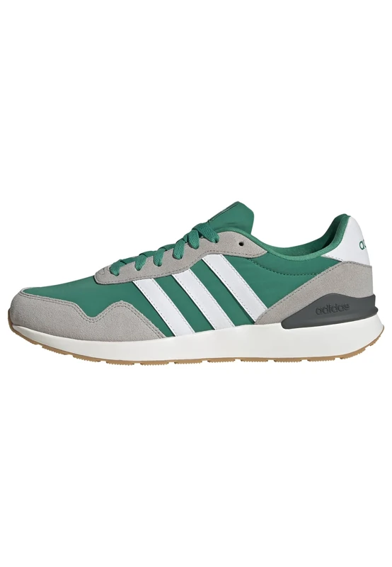 adidas Men's Run 60s 4.0 Shoes, Court Green/FTWR White/Grey Two, 6.5 UK