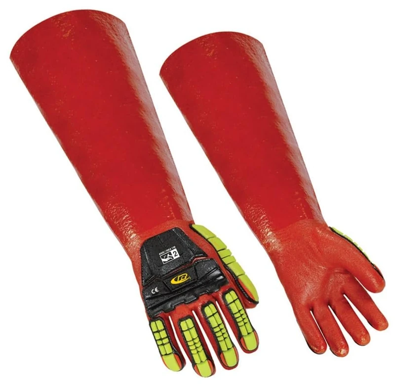 Ansell Ringers R075 Safety Work Gloves Mechanical Protection, Size 12 (3XL), (12 Pairs)