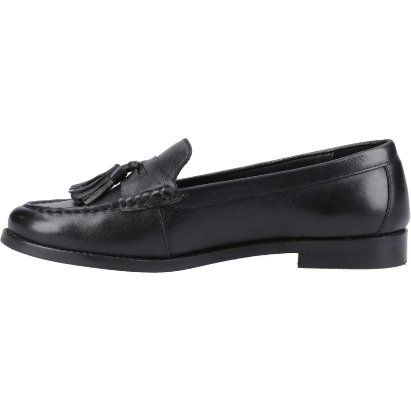 Hush Puppies Female Connie Tassel Loafer, Black, 8