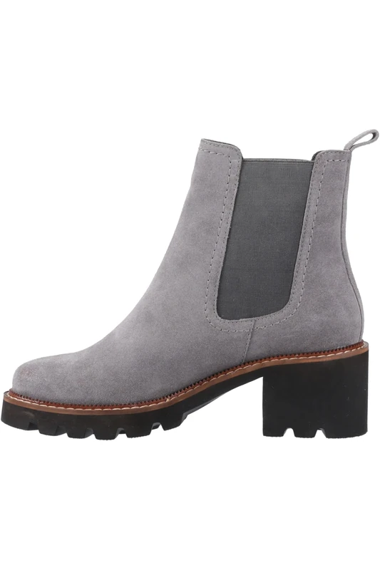 Hush Puppies Female Gaia Chelsea Boot, Grey, 6