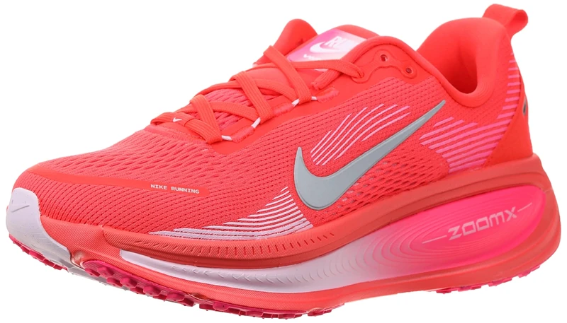 Nike Womens W Vomero 18 Sneaker, Bright Crimson White Hyper Pink, 6 UK