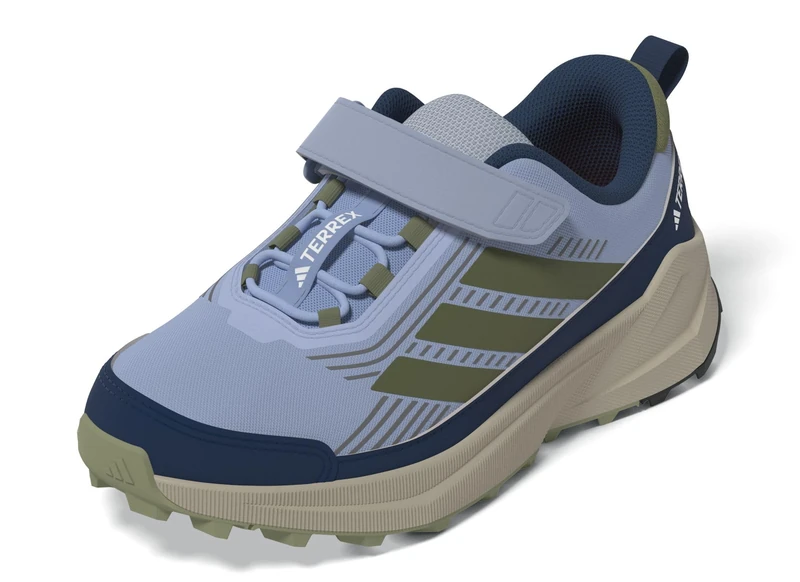adidas Unisex Kids Terrex Trailmaker 2 Hiking Shoes Kids, Glow Blue/Tent Green/Dusky Petrol, 6 UK