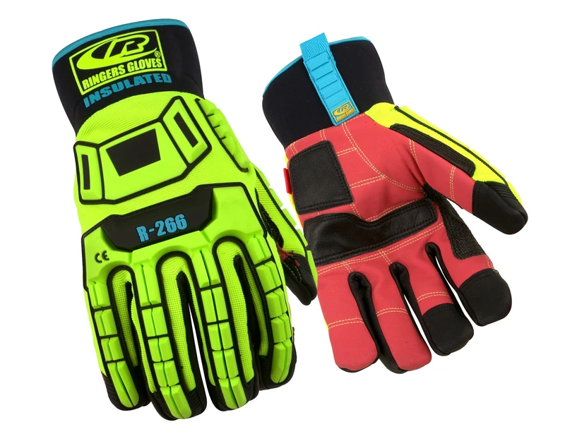 Ansell Ringers R266 Safety Work Gloves Mechanical Protection, Size 13 (4XL), (5 Pairs)