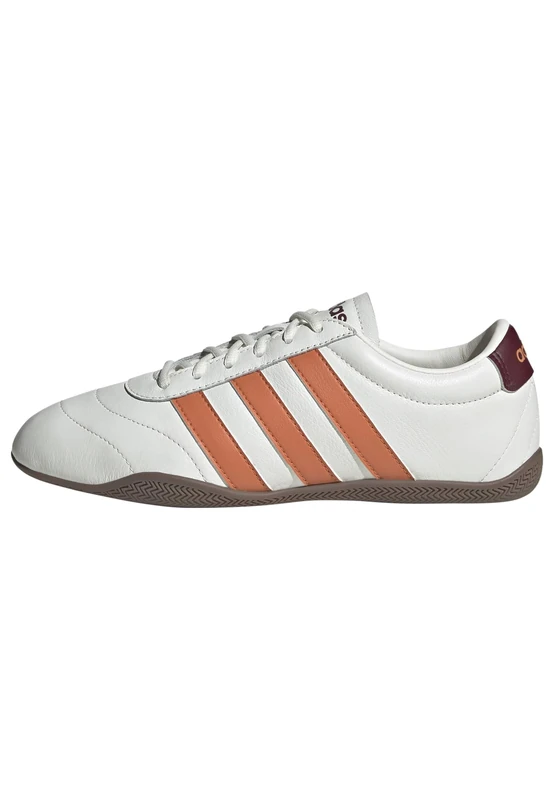 adidas Women's Grand Court LO Shoes, core White/Dusky Orange/Shadow red, 5 UK