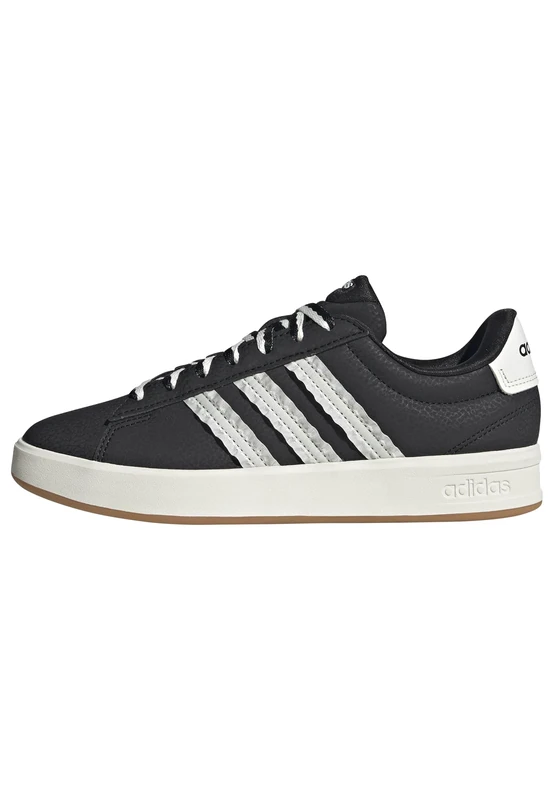 adidas Women's Grand Court 3.0 Shoes, core Black/core White/Gum 3, 4.5 UK