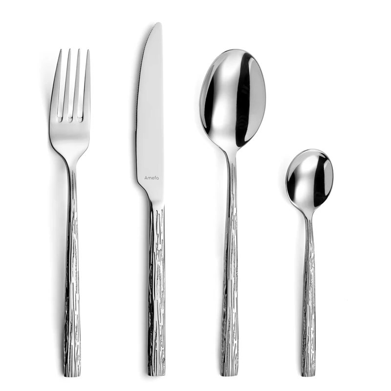 Amefa Calligrahy - Cutlery Set - 24 Pieces- 6 Persons