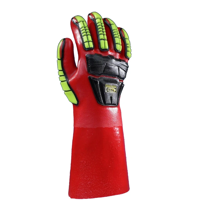 Ansell Ringers R074 Safety Work Gloves Mechanical Protection, Size 10 (XL), (12 Pairs)