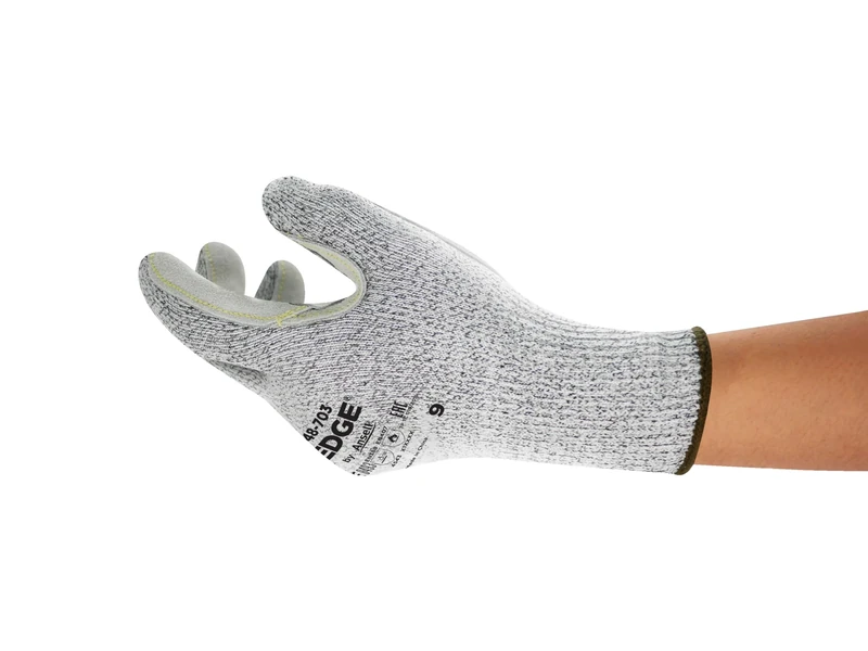 Ansell Edge 48-703 Safety Work Gloves Mechanical Protection, Size 9 (L), (12 Pairs)