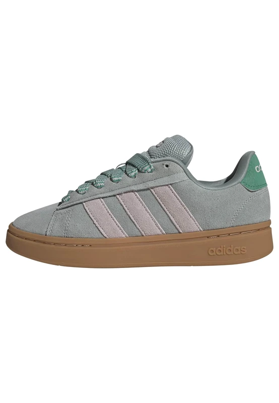 adidas Women's Grand Court Alpha 00S Shoes, Wonder Sage/ice purple/GUM10, 4.5 UK