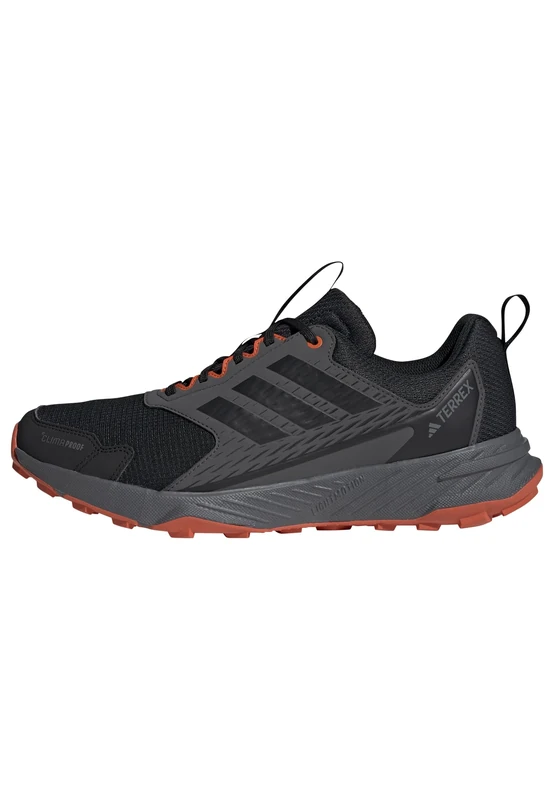 adidas Men's Terrex Tracefinder 2 Climaproof Trail Running Shoes, core Black/core Black/semi Orange, 10 UK