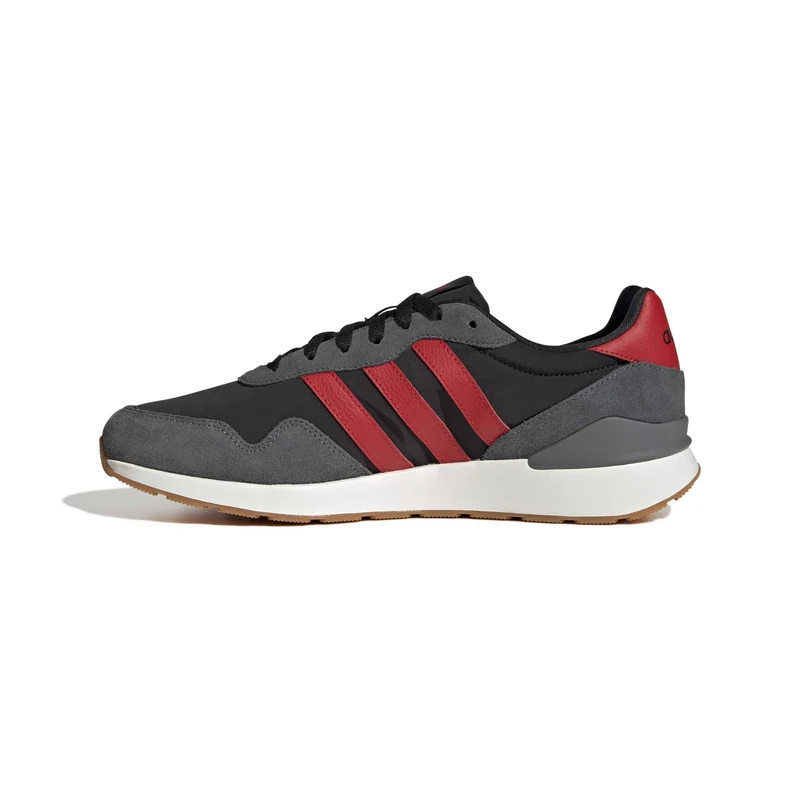 adidas Men's Run 60s 4.0 Shoes, core Black/Better Scarlet/Carbon, 12 UK