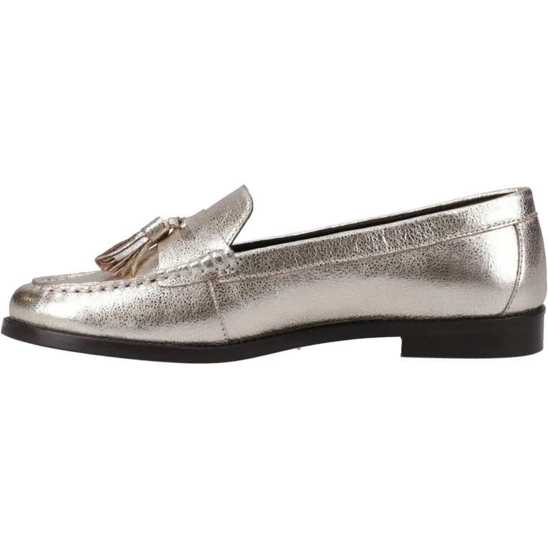 Hush Puppies Female Connie Tassel Loafer, Gold, 7