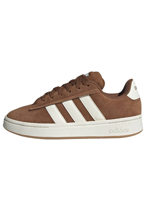 adidas Women's Grand Court Alpha 00S Shoes, Dusky Bronze/Off White/Gum 3, 9.5 UK