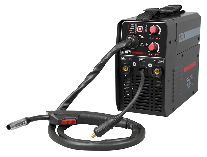 Sealey, 120A MIG/TIG & MMA (ARC/Stick) Inverter Welder - MINIMIG120i