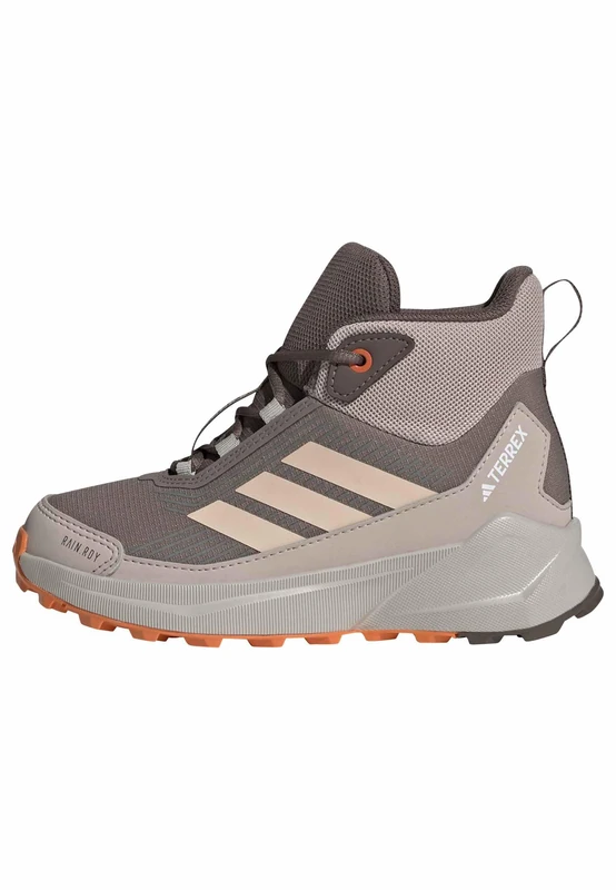 adidas Unisex Kids Terrex Trailmaker 2 Mid RAIN.RDY Hiking Shoes Kids, Trace Brown/Blush Pink/Wonder Taupe, 1.5 UK