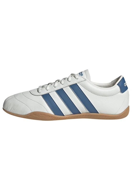 adidas Women's Grand Court LO Shoes, core White/Dusky Ink/GUM10, 5 UK