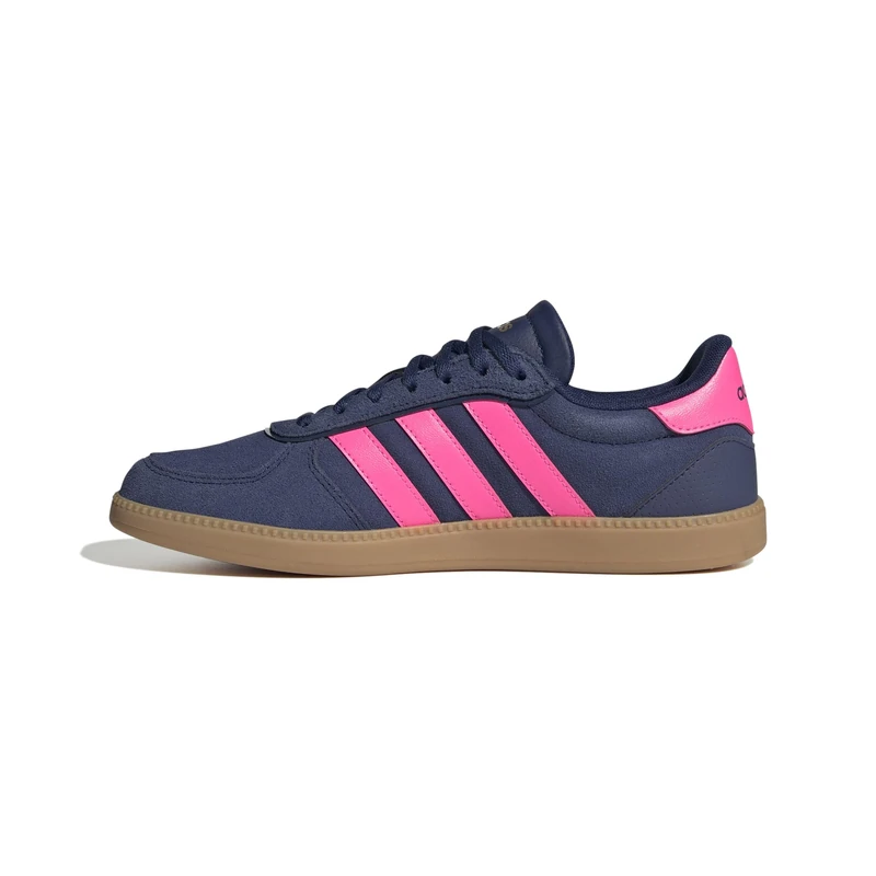 adidas Women's BREAKNET Sleek Shoes, Dark Blue/Lucid Pink/Gold met., 5.5 UK