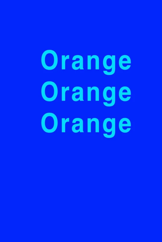 Orange Orange Orange
