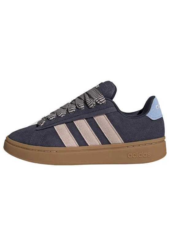 adidas Women's Grand Court Alpha 00S Shoes, Shadow Navy/Blush pink/GUM10, 4.5 UK